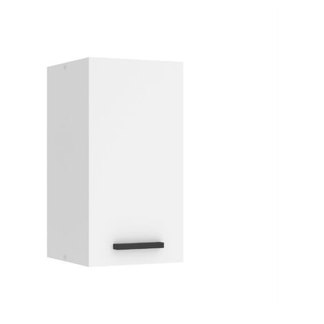 Belini Hängeschrank Küche, Küchenschränke SG. Breite 30 cm. Oberschrank mit 1 Tür, Küchenhängeschränke, Wandschrank Hängend, Weiß matt