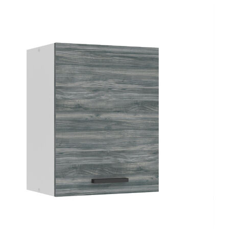 Belini Hängeschrank Küche, Küchenschränke SG. Breite 45 cm. Oberschrank mit 1 Tür, Küchenhängeschränke, Wandschrank Hängend, Glamour Wood