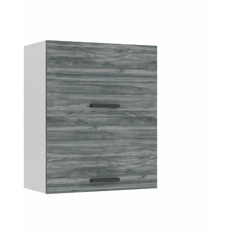 Belini Hängeschrank Küche, Küchenschränke SGP2. Breite 60 cm. Oberschrank mit 2 Türen, Küchenhängeschränke, Wandschrank Hängend, Glamour Wood