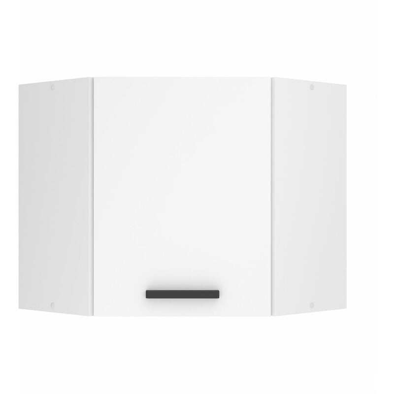 Belini - Meuble Haut Cuisine SGN60 i Meubles de Cuisine - Mural, Rangements, 1 Porte i Taille: 60 x 60 x 58 cm i Armoire Murale d'angle avec Poignée