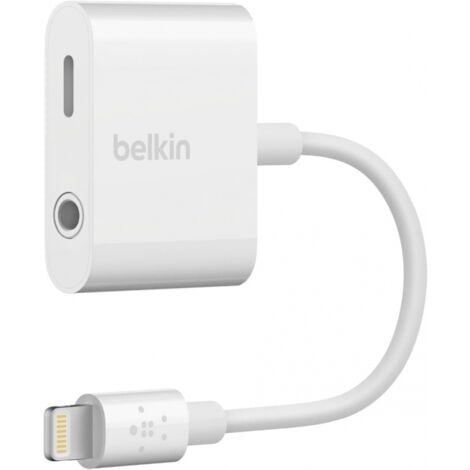 Belkin 3.5 mm Audio + Charge RockStar - Lightning zu Kopfhörer Anschluss / Ladeadapter