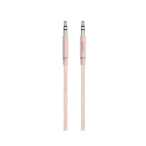 Belkin AV10164bt04-BLK - Câble auxiliaire Mixit (métallique, longueur 1,2 m, pour Samsung Galaxy S7/S7 Edge) noir métallique