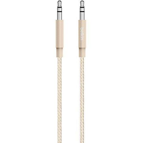 Belkin AV10164BT04-GLD cable de audio 1,2 m 3,5mm Oro