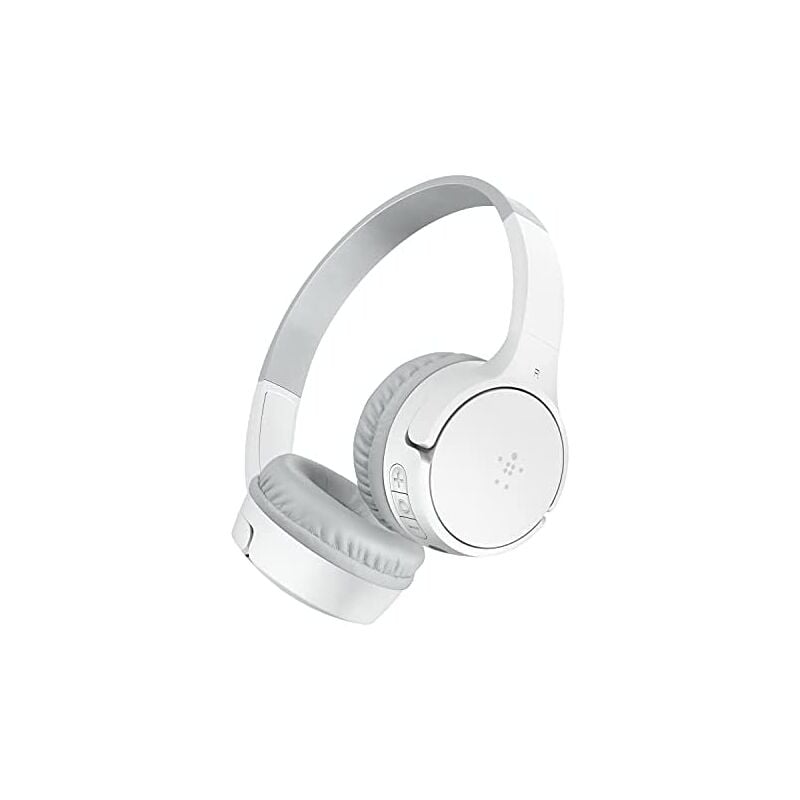 SoundForm Mini casque sans fil pour enfants avec microphone, casque supra-aural pour l'apprentissage en ligne, l'école et les voyages, compatible