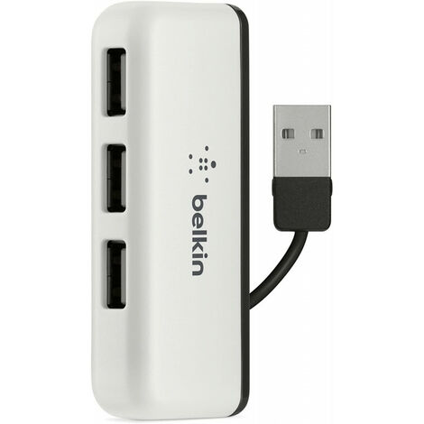 belkin Belkin F4U021BT - USB 2.0 - 480 Mbit/s - Noir - Blanc (F4U021BT)