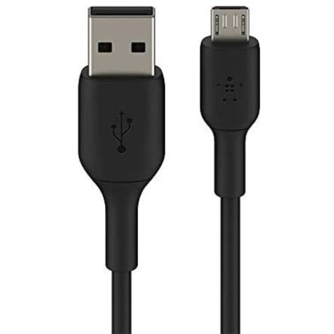 Belkin CAB005bt1MBK - Micro-USB-Kabel für tragbare Lautsprecher, externe Batterien, eReader und andere, 1 m, schwarz
