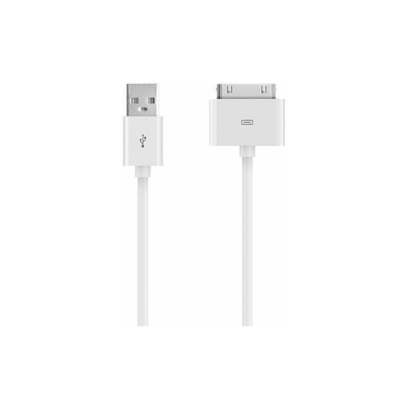 

F2CU005BT3MWH cable de teléfono móvil Blanco 3 m USB A Apple 30-pin - Belkin