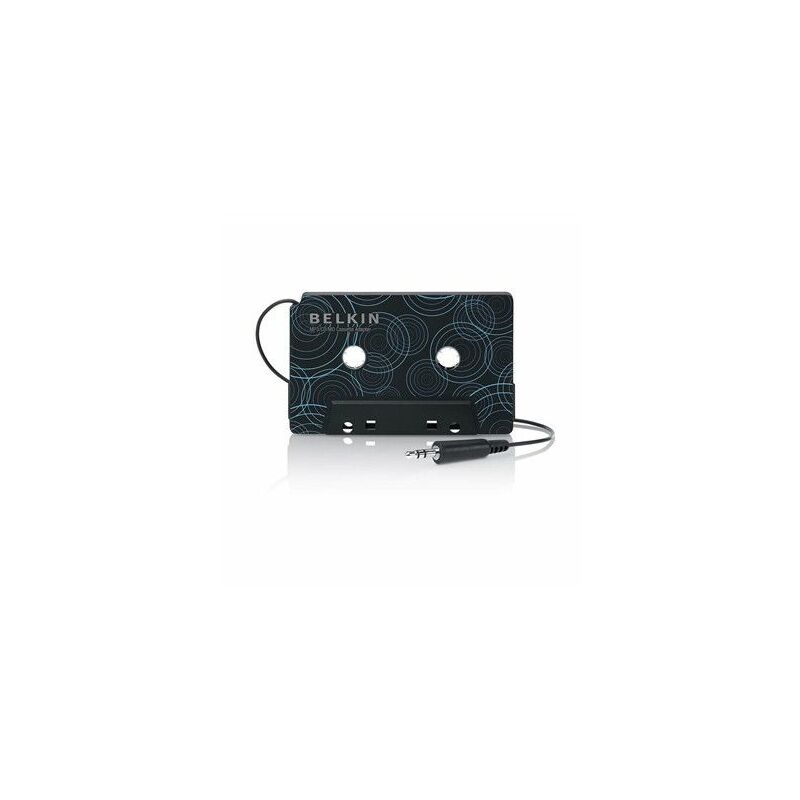 

F8V366bt - Adaptador de casete para reproductores de mp3 (conector de 3,5 mm), negro - Belkin