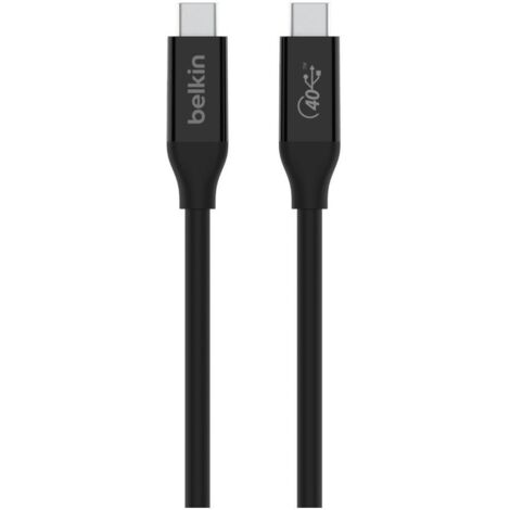 Belkin INZ001bt0.8MBK cavo USB 0,8 m USB4 Gen 3x2 USB C Nero