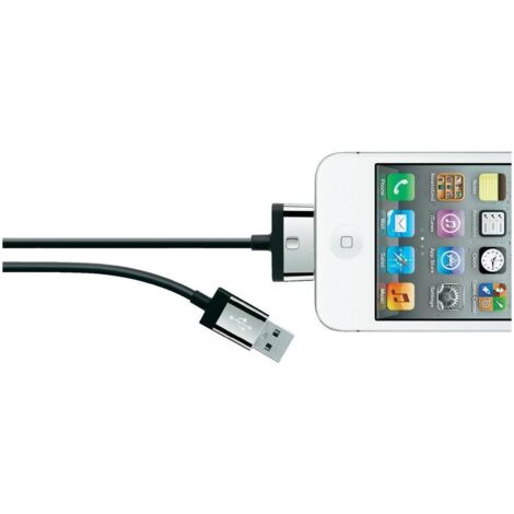 Belkin MIXIT ChargeSync, 2m cavo per cellulare Nero USB A Apple 30-pin