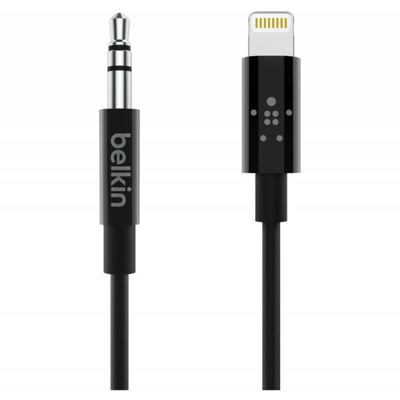 MixIT Lightning auf 3,5mm aux Kabel 0.9m Schwarz (AV10172BT03-BLK) - Belkin