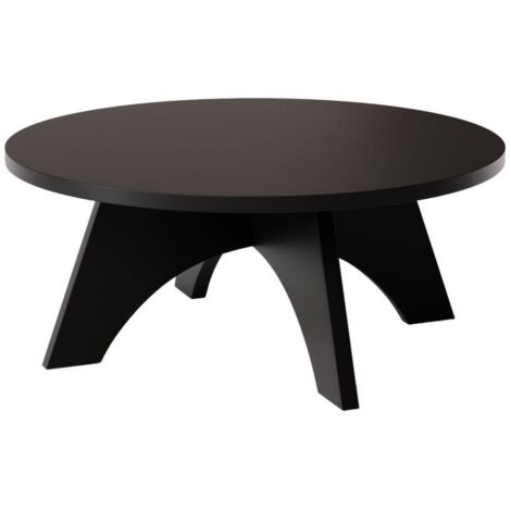 BELL runder Couchtisch Ø68 cm Schwarz