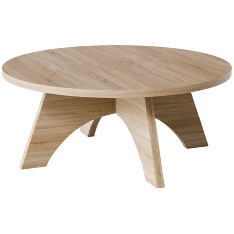 BELL runder Couchtisch Ø68 cm Sonoma Eiche