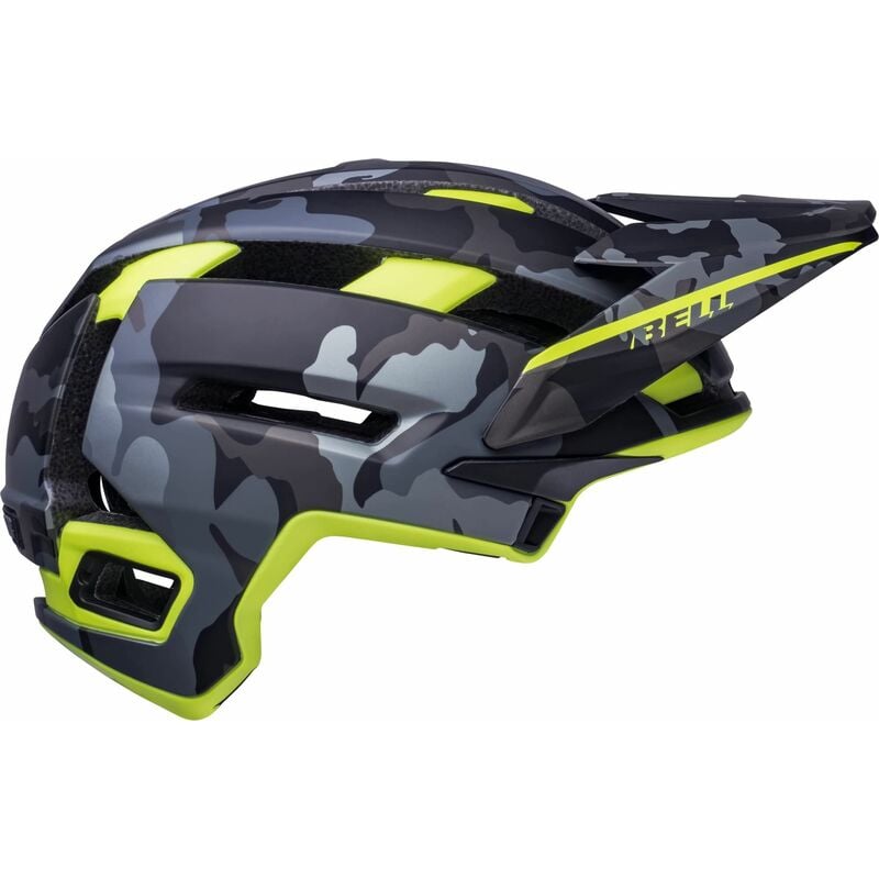 Bell Super Air Mips Mtb Helmet 2022: Matte Camo/hi-Viz L 58-62cm Zfbeh7138451