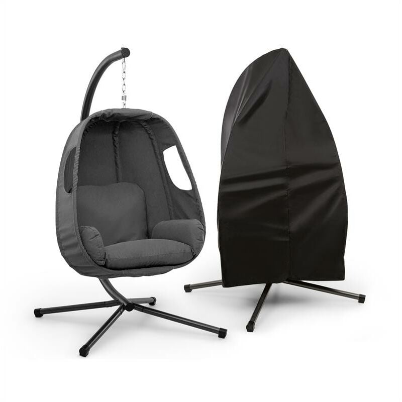 Blumfeldt - Bella Donna Fauteuil suspendu + housse de pluie gris foncé