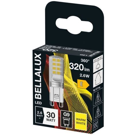 BELLALUX - Bellalux led clair capsule G9 2.6 W chaud 300 lm