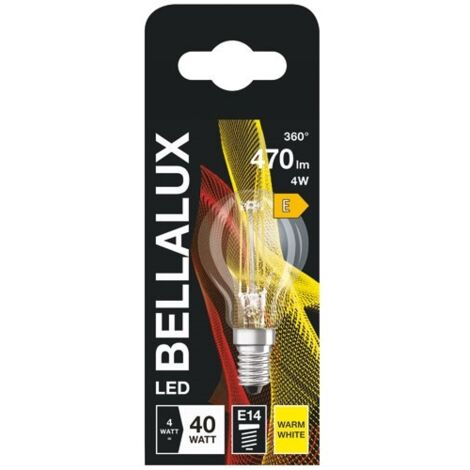 BELLALUX - Bellalux led clair sphère E14 4 W chaud 470 lm