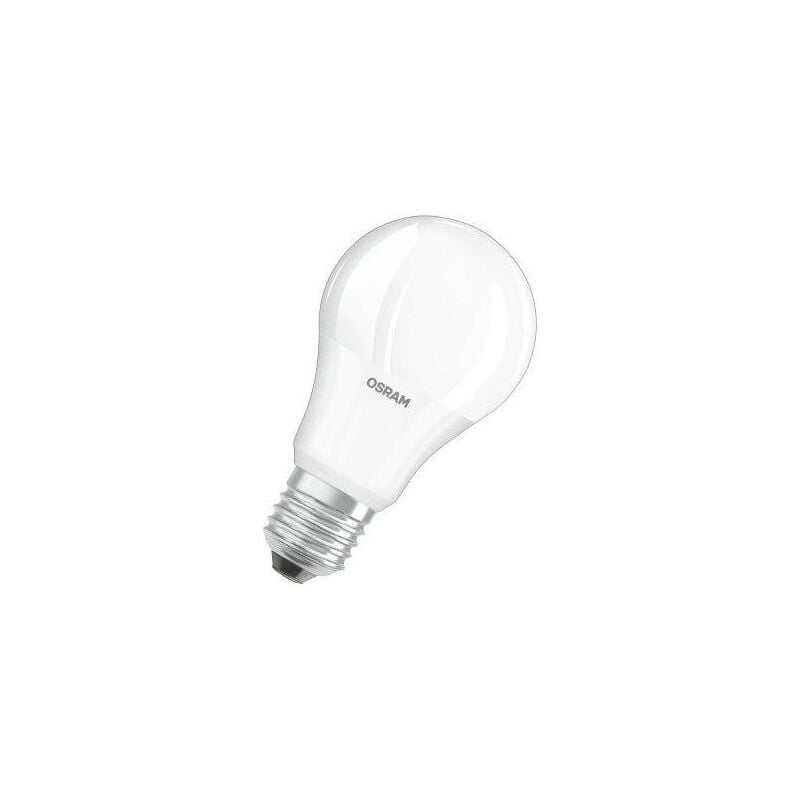 Ampoule led dépolie standard E27, 8.5W, blanc chaud. Bellalux