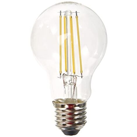 BELLALUX LAMPE À LED, CULOT E27, BLANC FROID (4000K), FILAMENT CLAIR, FORME AMPOULE, EN REMPLACEMENT D'UNE AMPOULE CLASSIQUE DE