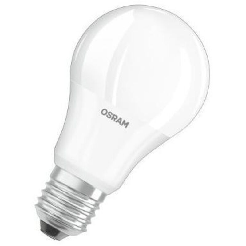 Lampadina led E27 smerigliata standard, 4,9W, bianco caldo.