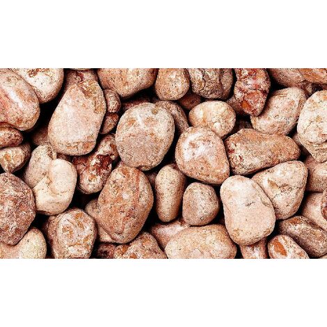 Bellamoli Gestaltungskiesel Rossa Verona rot ca. 15 - 25 mm, 25 kg Kieselsteine