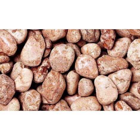 BELLAMOLI GRANULATI Bellamoli Gestaltungskiesel Rossa Verona rot ca. 40 - 60 mm, 25 kg Kieselsteine