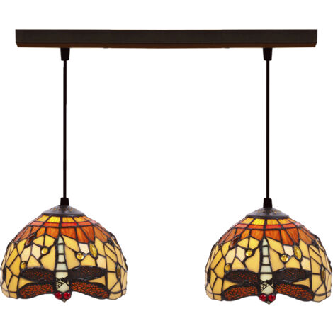 Belle Amber Series Deckenpendelleuchte D-20cm x2