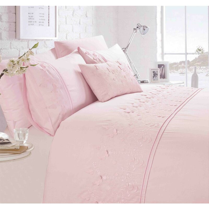 Canterbury Blush Glitter Bedspread by Catherine Lansfield