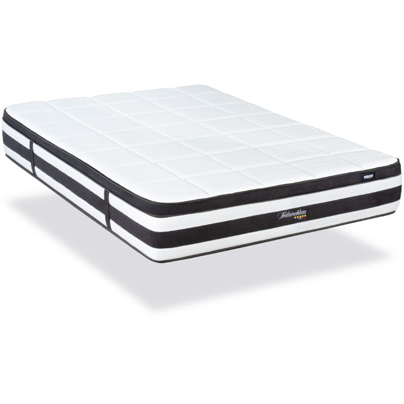 Bellecour - literie Matelas fontainebleau 140x200 cm Ressorts ensachés