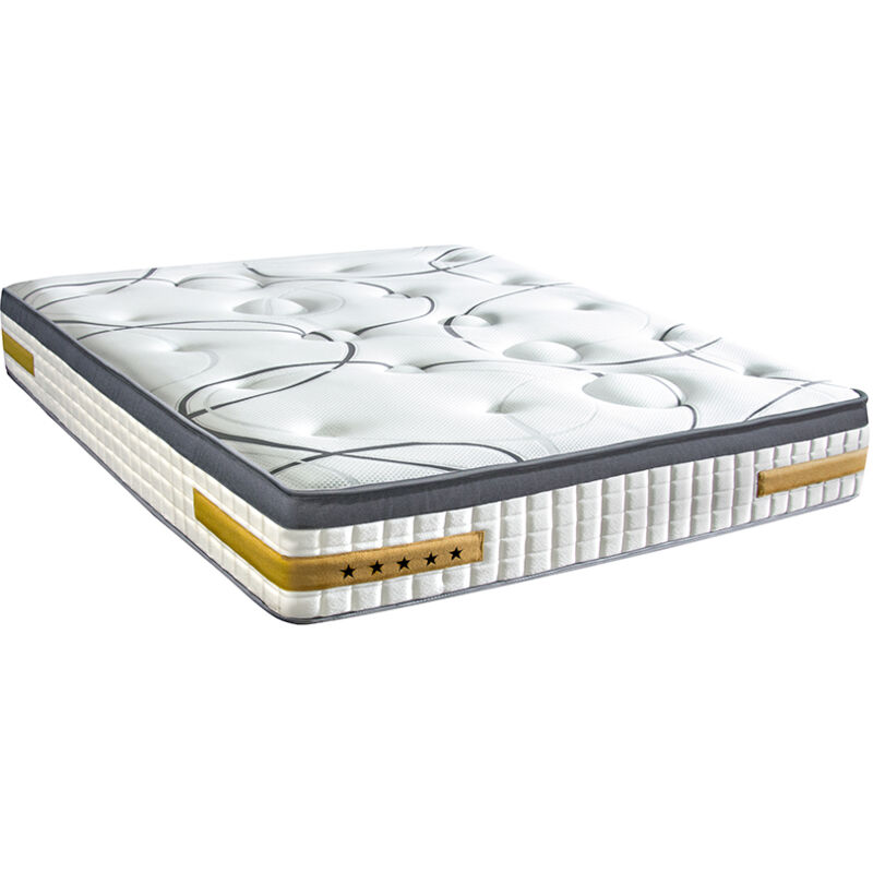 Olympe Literie - bellecour literie Matelas linkoping 180x200 cm Mousse à mémoire de forme Soutien Ferme