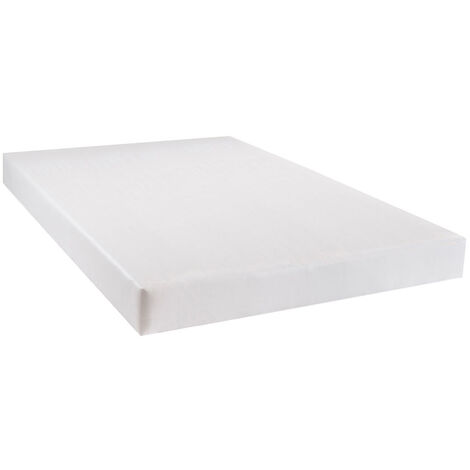 BELLECOUR LITERIE Sommier tapissier CONSTANTINE 160x200 cm Epaisseur 18 cm Blanc (pieds non inclus)