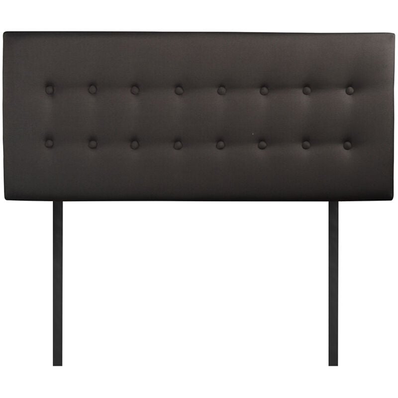 BELLECOUR LITERIE Tête de lit capitonnée MARGOT 90x110 cm Coloris Gris anthracite