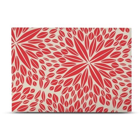 BELLECOUR LITERIE  Tête de lit déhoussable ALOE 140x110 cm  Coloris Rouge