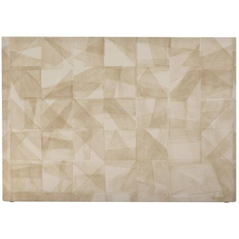 BELLECOUR LITERIE  Tête de lit déhoussable MONA 180x110 cm  Coloris Beige