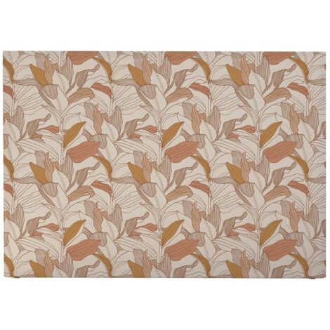 BELLECOUR LITERIE  Tête de lit déhoussable TONI 140x110 cm  Coloris Rose pâle