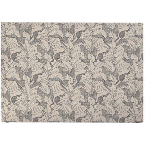 BELLECOUR LITERIE  Tête de lit déhoussable TONI 180x110 cm  Coloris Beige