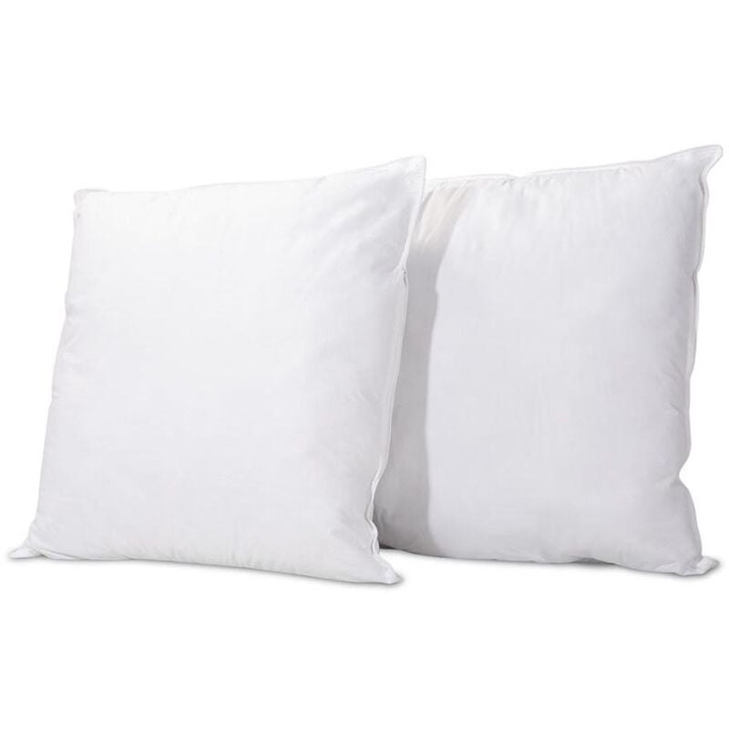 Literie Lot de 2 oreillers 65x65 cm alaska Fibres creuses polyester - Bellecour