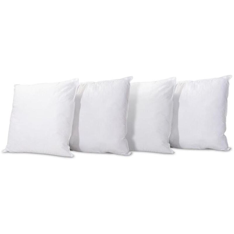 Literie Lot de 4 oreillers 65x65 cm alaska Fibres creuses polyester - Bellecour