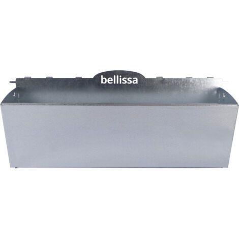 Bellissa Pflanzkasten Origami M, silber, 54 x 17,5 x 23 cm, verzinkter Stahl Blumenkasten