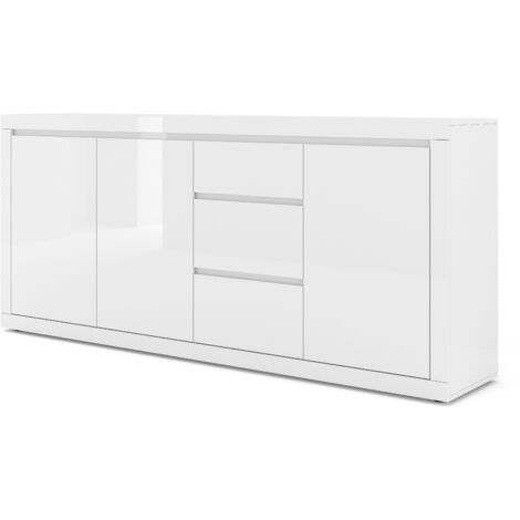 BIM FURNITURE 4 195 cm Cassettiera all'italiana bianco opaco / bianco lucido