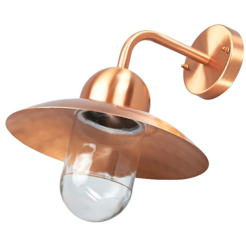 

Lindby - Aplique Camila para exterior, color cobre