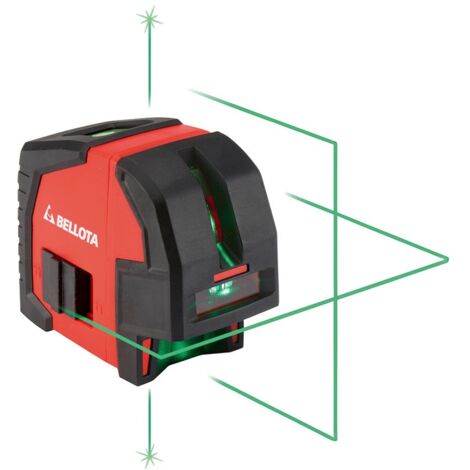 BELLOTA Kruezlinienlaser 30m 2 Achs + Punkt,grün, Koffer und Halter