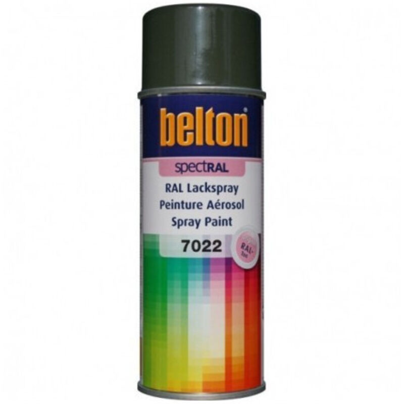 Aerosolfarbe Spectral Glänzend 400ml Ral 7022 Schiefergrau - Belton Auto-k