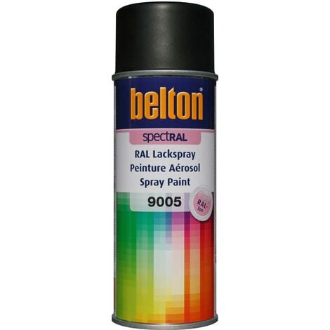 belton SpectRAL Lackspray 400 ml tiefschwarz matt Sprühlack Buntlack Spraylack