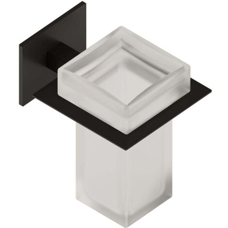BELTRAN 20196 LUKA Vaso Negro Mate Adhesivo - ref: 064-20196