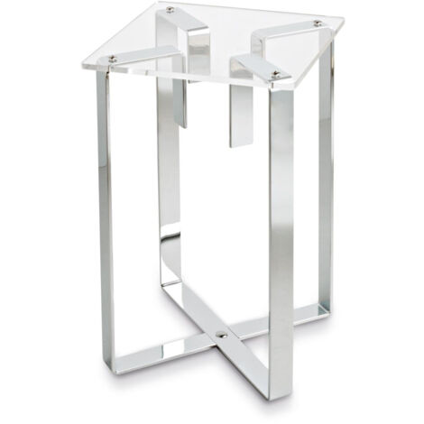 BELTRAN 2036 TABURETE Banqueta Oporto Cromo Transparente - ref: 064-2036