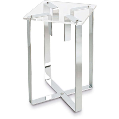 BELTRAN 2036 TABURETE Banqueta Oporto Cromo Transparente - ref: 064-2036