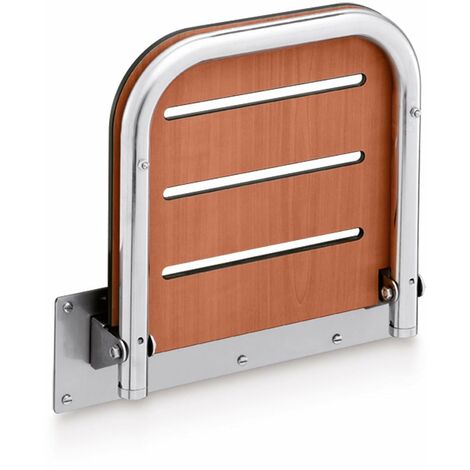 BELTRAN 2710 ASIDEROS Asiento Abatible Para Ducha Y Otros Servicios Inox Cerezo - ref: 064-2710
