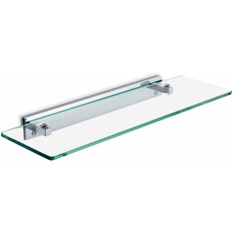 BELTRAN 450 TURIN Estantería 45X12 Atornillar Cromo Cristal - ref: 064-450
