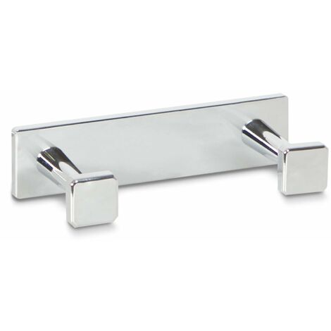 BELTRAN 957 HOTEL Percha Doble Cromo Remate Cuadrado - ref: 064-957